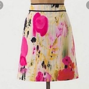 Anthropologie Tabitha skirt, floral size 2